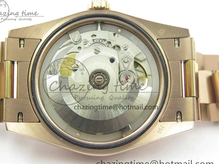 MiroTime 0117 MultiPurpose Day-Date 36 RG 128239 Bp Maker Best Edition White Dial on RG President Bracelet 3139